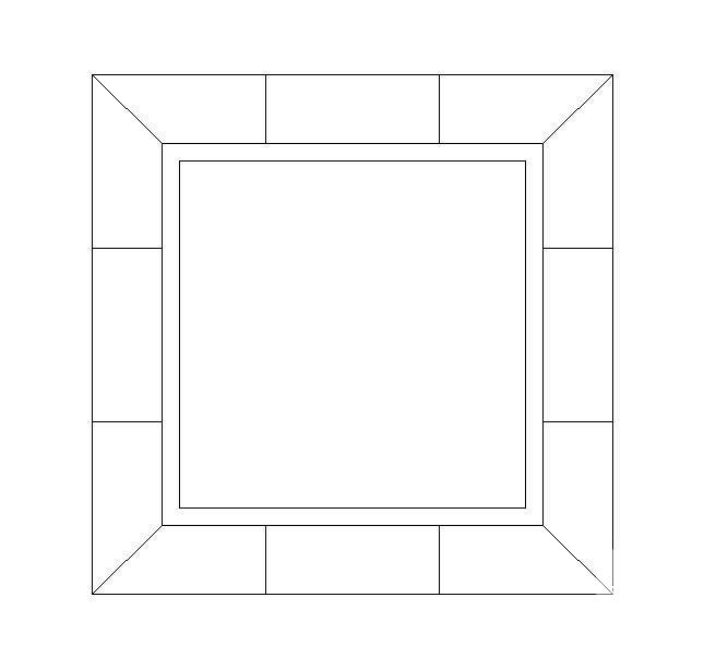 特色方形树池施工图 - 2