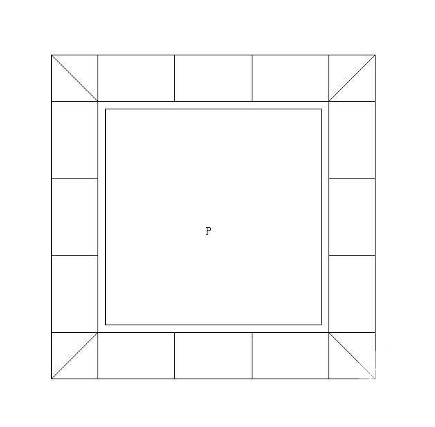 方形树池施工图 - 1