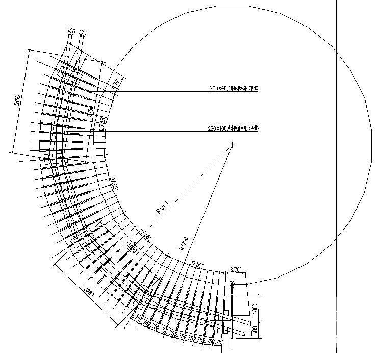 弧形花架施工图 - 2