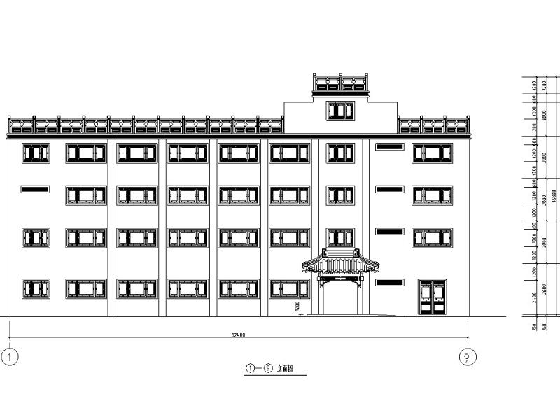 中式酒店建筑设计 - 1