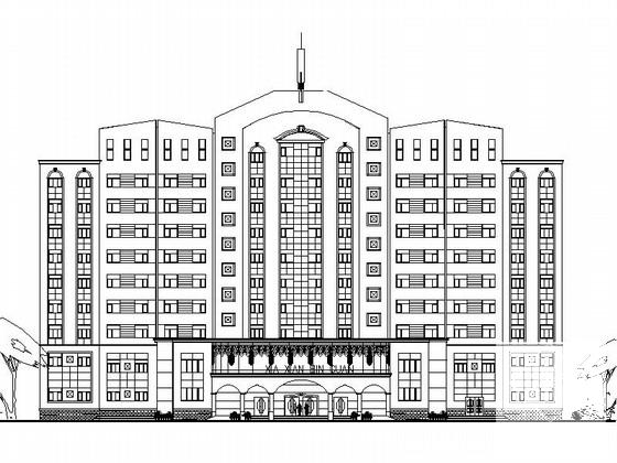 高层建筑设计平面图 - 1