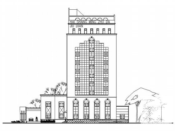 高层建筑设计平面图 - 2