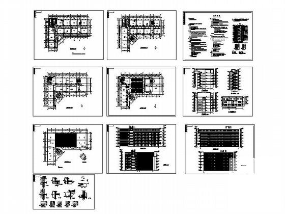 中学教学楼建筑设计 - 4