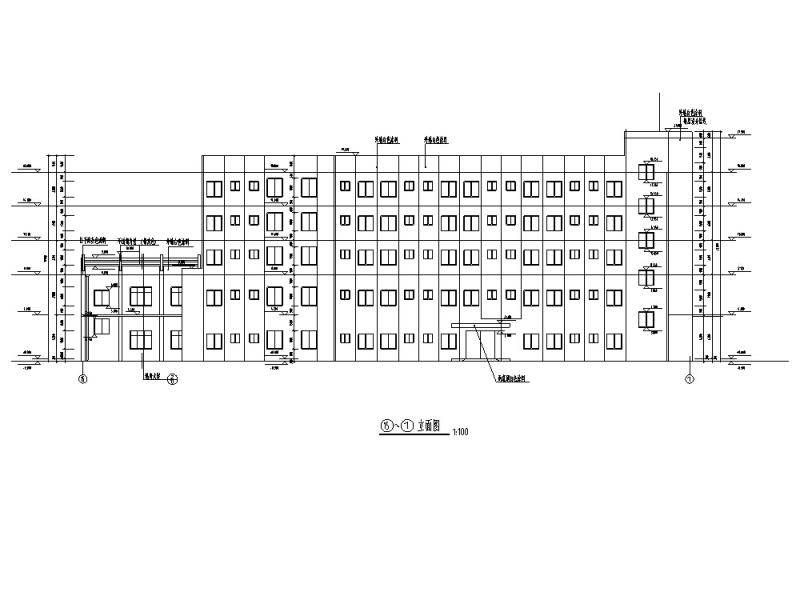 大学综合楼建筑设计 - 1