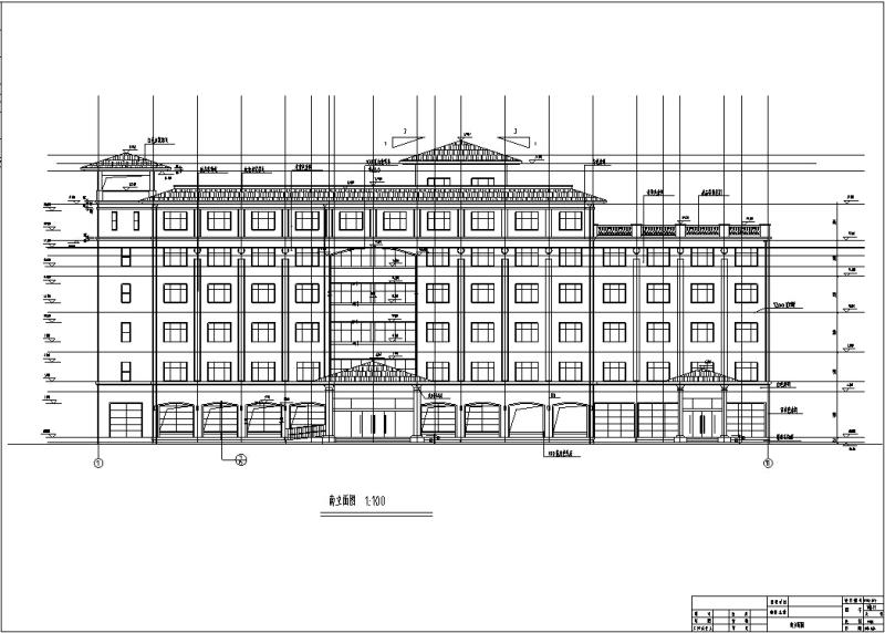 多层宾馆建筑设计 - 3