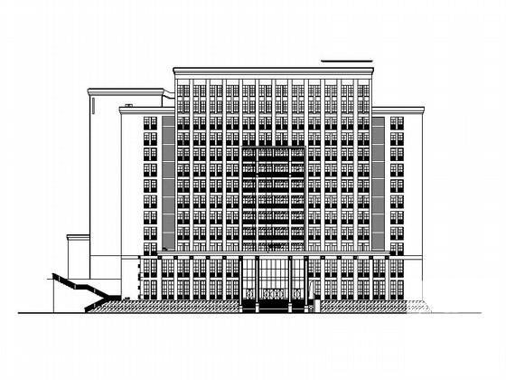高层办公楼建筑图纸 - 1