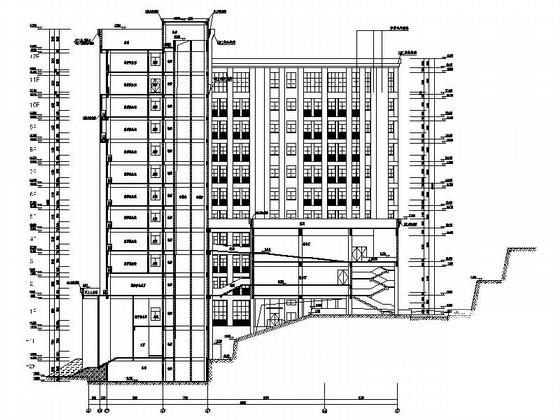 高层办公楼建筑图纸 - 2