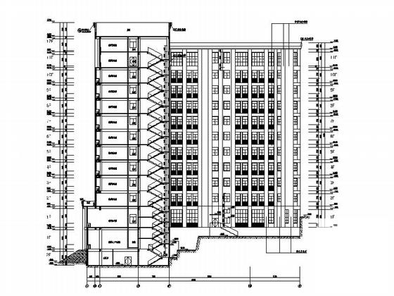 高层办公楼建筑图纸 - 6