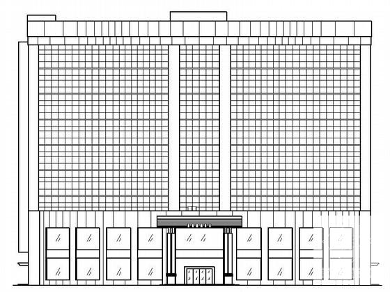 现代风格9层宾馆建筑CAD施工图纸(节点详图)