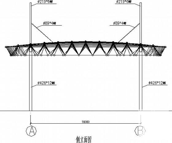 收费站网架施工图 - 2