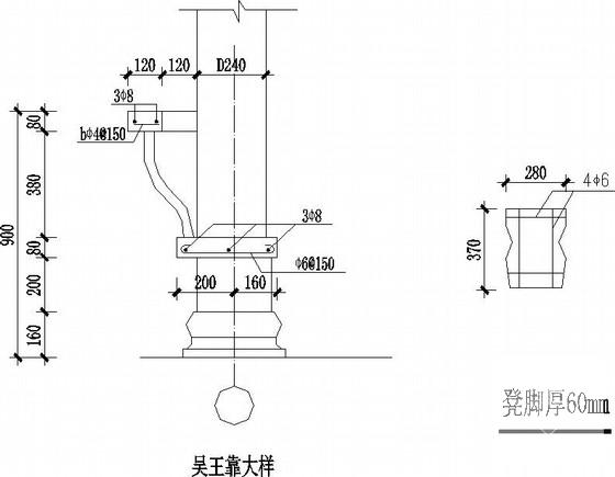 仿古长廊建筑结构 - 3