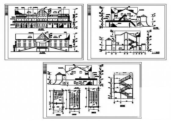 会所建筑施工详图 - 2