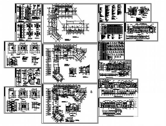 会所建筑设计施工图 - 4