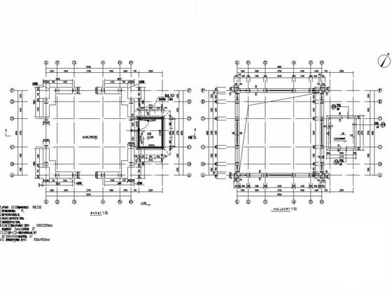 小区大门建筑施工图 - 4