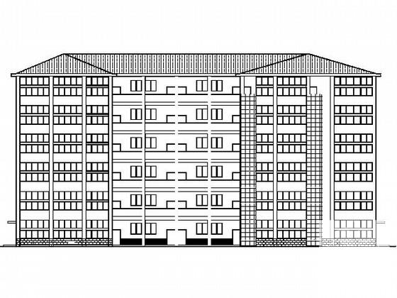 6层实验高中教学综合楼建筑扩初CAD图纸