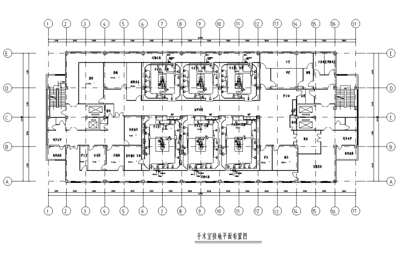 手术室接地平面图