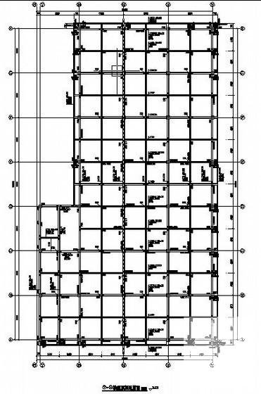 一份3层桩基础框架综合楼结构CAD施工图纸