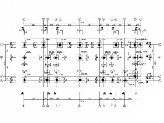一份7层框架结构住宅楼结构CAD施工图纸（7度抗震）