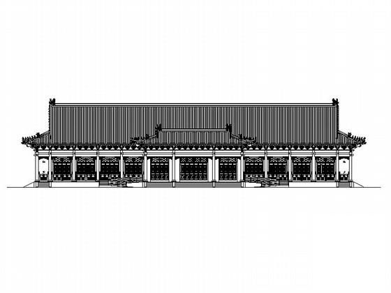 歇山式建筑图纸 - 1