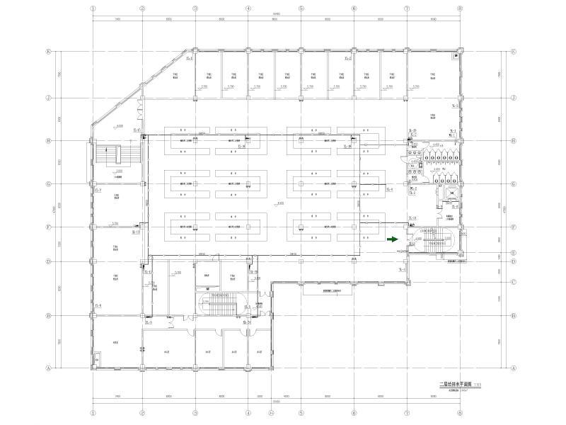 二层给排水平面图