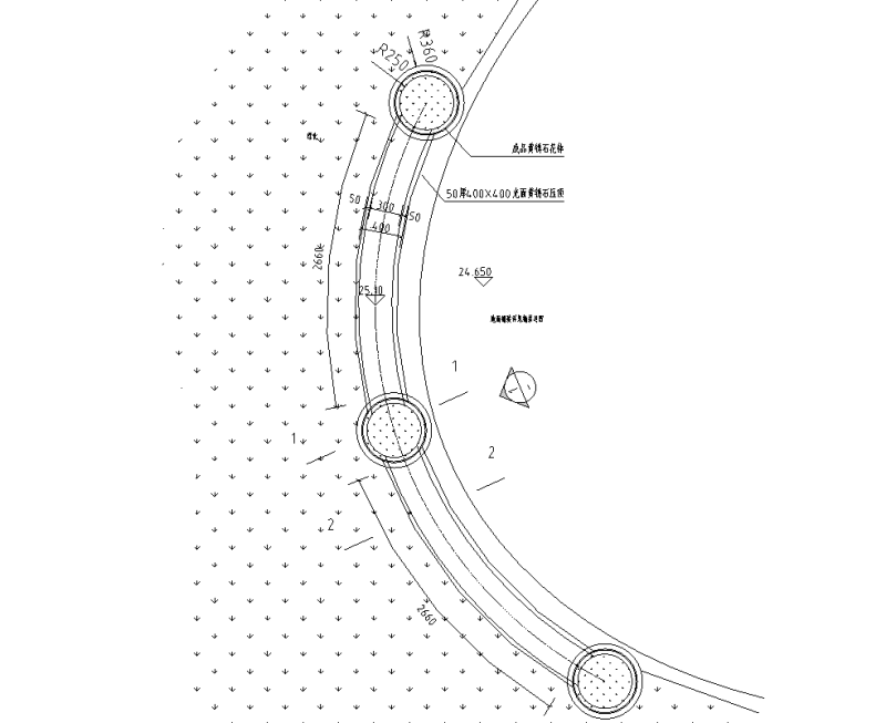 小区弧形花钵座凳详图设计 (1)