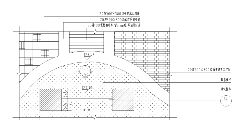 铁艺栅栏节点详图设计 (1)