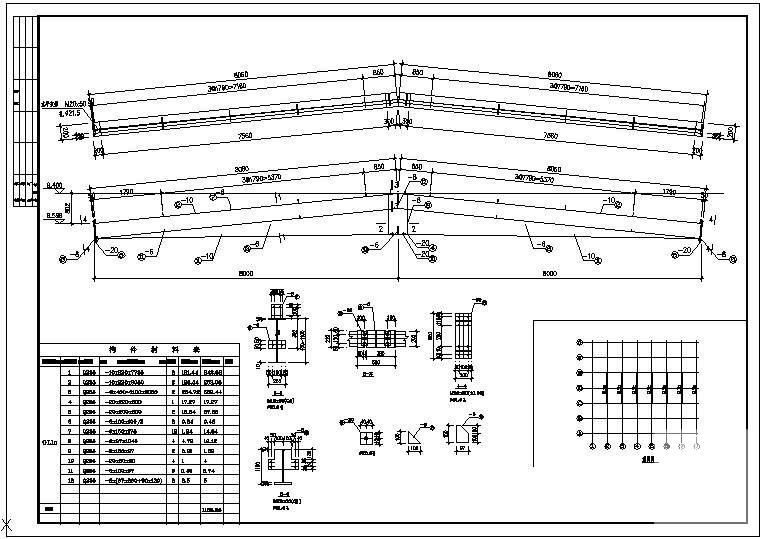 屋架钢梁大样节点图 - 4