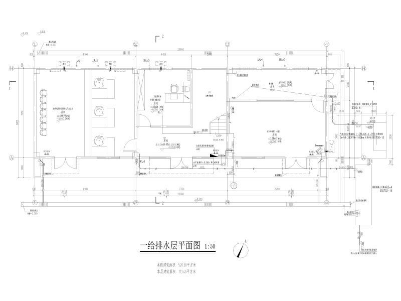 一给排水层平面图