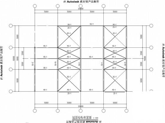 钢结构车棚施工图纸 - 3