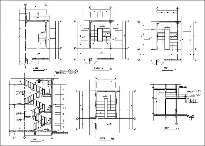 会所建筑设计施工图 - 6