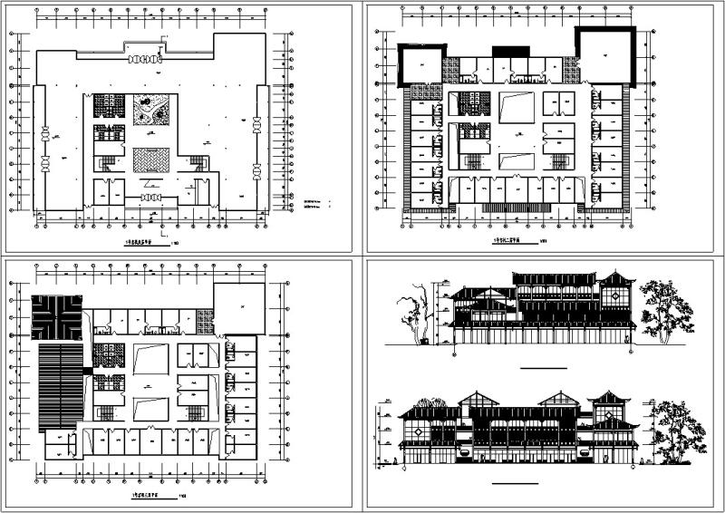 仿古建筑设计施工图 - 5