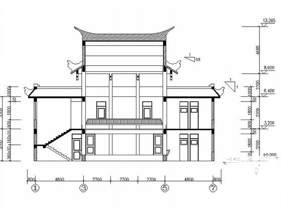 古建筑平面图 - 2