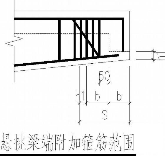 悬挑梁配筋 - 3