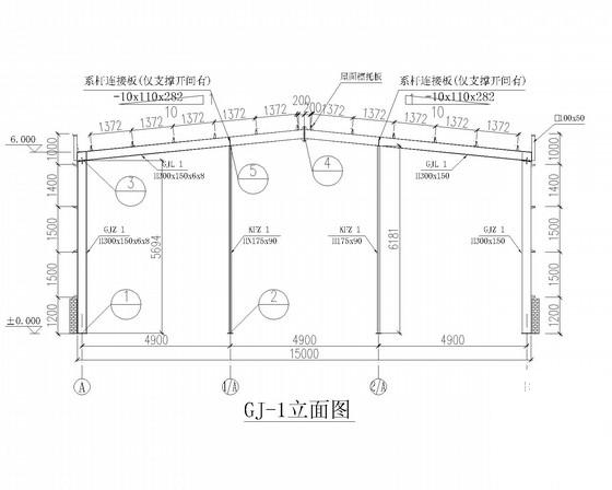 单层厂房平面布置图 - 1