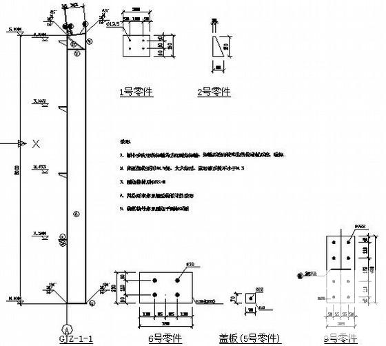 单层工业厂房平面图 - 4