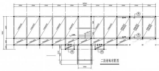 办公楼屋顶平面图 - 1