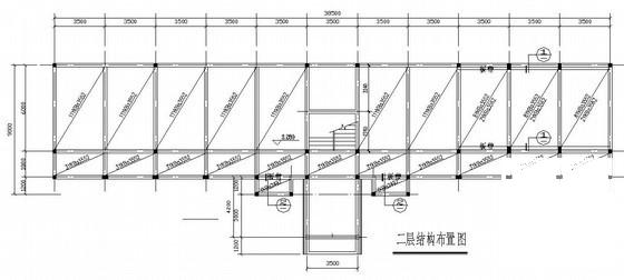 办公楼屋顶平面图 - 1