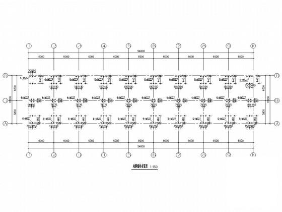 一份轻钢门式刚架结构生产区放样平台结构CAD施工图纸（建施）(建筑设计说明)