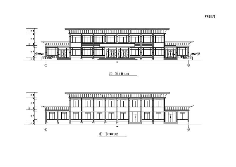 餐厅建筑设计施工图 - 4