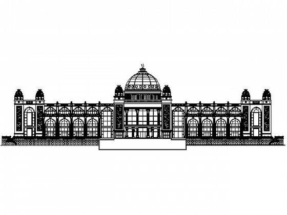 会所建筑效果图 - 1