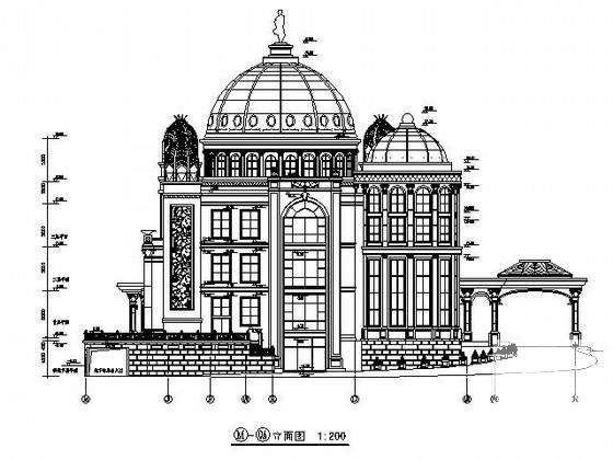 会所建筑效果图 - 4