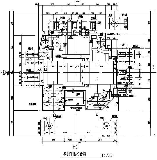 天然基础施工图 - 1