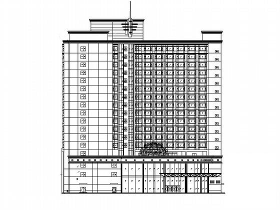 酒店建筑设计平面图 - 1