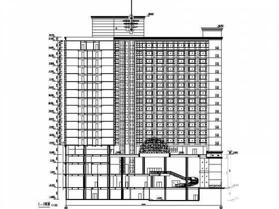 酒店建筑设计平面图 - 2