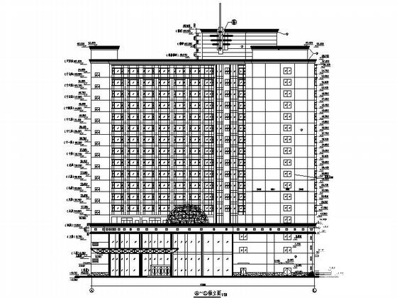 酒店建筑设计平面图 - 5