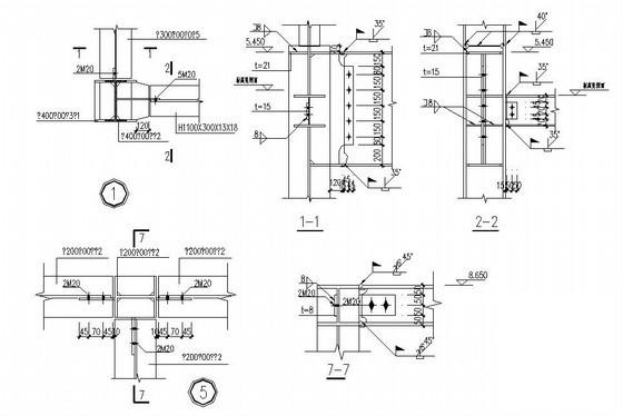 连廊建筑施工图 - 3