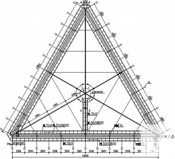 三角形桁架结构 - 1