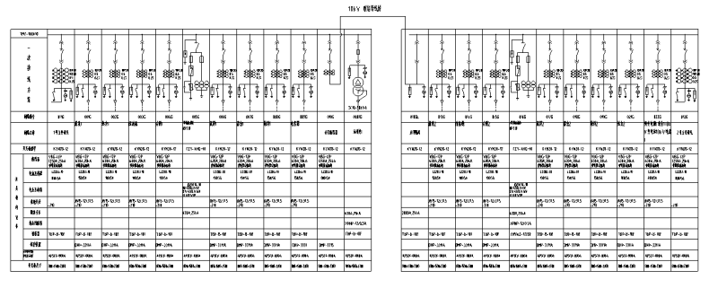 10kv一次系统图