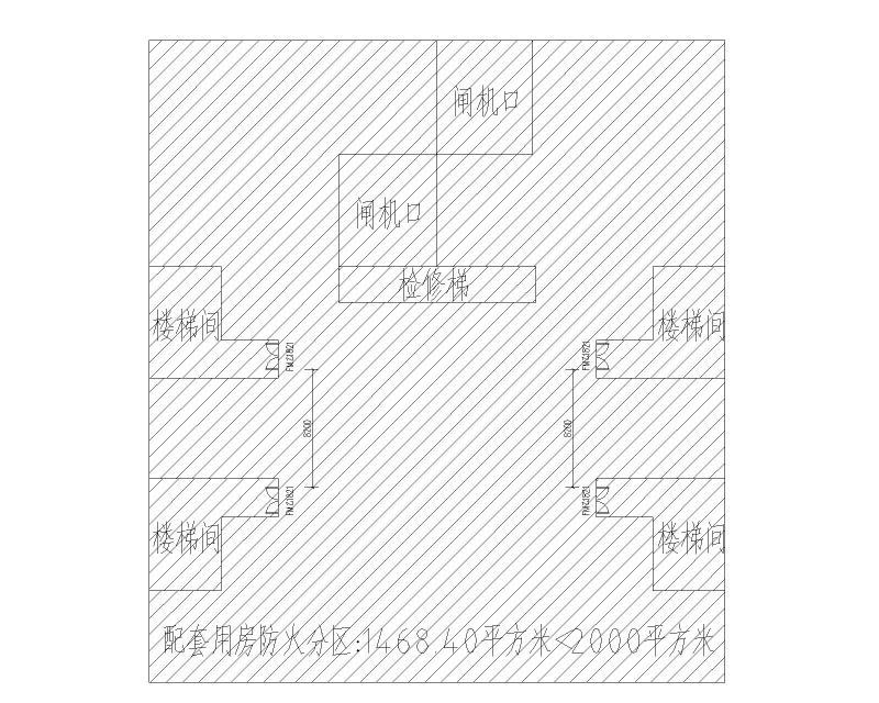 防火分区示意图