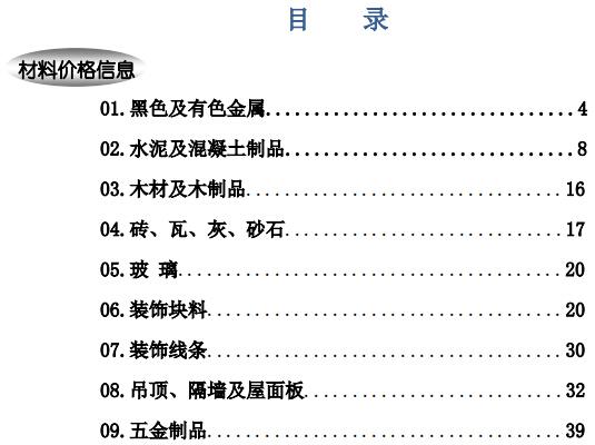 工程造价信息 - 2
